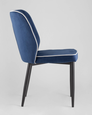 Стул Лоренс велюр синий. Фото №5