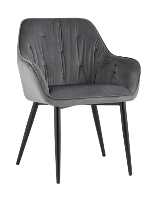 Стул Алекса велюр серый. Фото №2