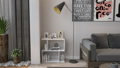 Стеллаж Polini Home Smart, белый. Фото №5