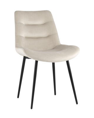 Стул Остин велюр бежевый. Фото