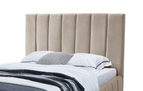Кровать 8855 бежевая (1400X2000). Фото №11