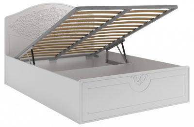 кровать 2000*1400 Ассоль АС-60 (с ламелями и п/м) белое дерево фото кровать 2000*1400 Ассоль АС-60 (с ламелями и п/м) белое дерево. Фото