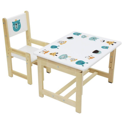 Набор учебный Polini kids Eco 400 SM, белый. Фото