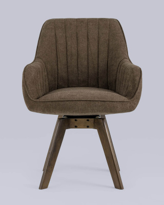 Стул вращающийся MANS коричневый 2 шт. фото Стул вращающийся MANS коричневый 2 шт.. Фото №5