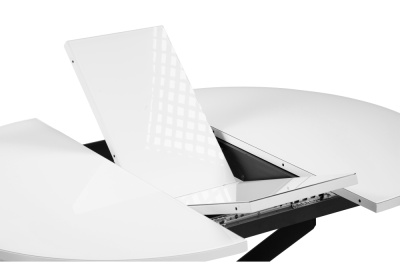 Стол Лауриц черный / белый раскладной фото Стол Лауриц черный / белый раскладной. Фото №5