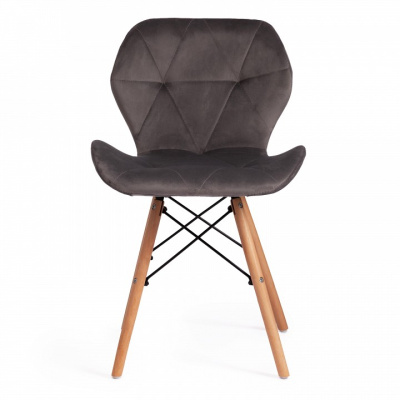 Стул STUTTGART (mod. 74) вельвет/дерево береза / металл, 50 х 47 х 73 см, серый (HLR 24)/натуральный (поставляется по 4 шт) фото Стул STUTTGART (mod. 74) вельвет/дерево береза / металл, 50 х 47 х 73 см, серый (HLR 24)/натуральный (поставляется по 4 шт). Фото №2