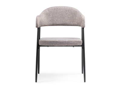 Стул на металлокаркасе Twin gray / black. Фото