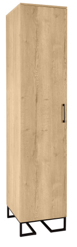 Шкаф одностворчатый Loft 45 см Дуб Натур. Фото №1