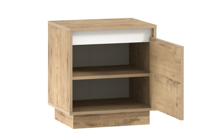 Тумба НМ 040.09 Virginia Белый Скандинавский/Дуб Бунратти. Фото №2