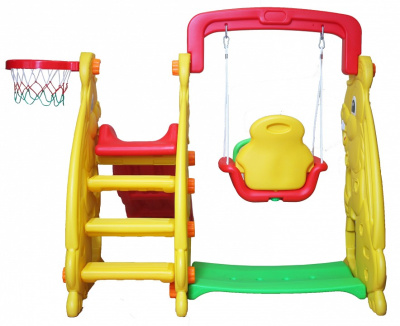 Комлекс игровой Кролик ZK010-1, желтый, красный. Фото