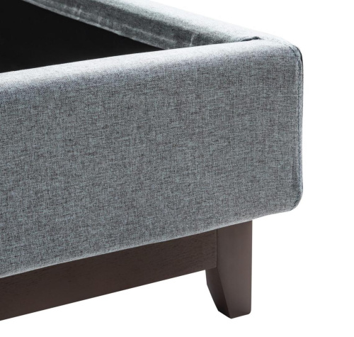 Кровать с ортопедическим основанием 1.4 Сканди Лайт Грей. Фото №6