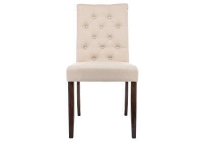 Стул деревянный Amelia dark walnut / fabric cream. Фото №5