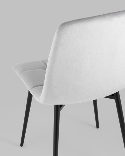 Стул Одди велюр светло-серый. Фото №8