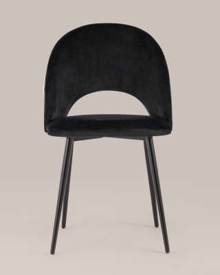 Стул Меган велюр черный. Фото №5