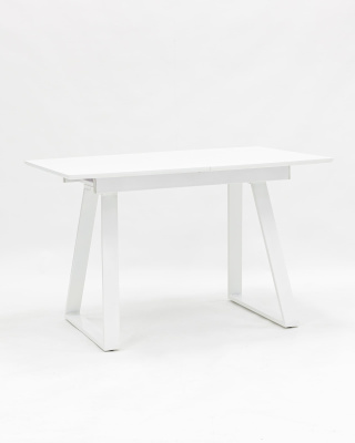 Стол обеденный Детройт раскладной 120-160*80 белый. Фото