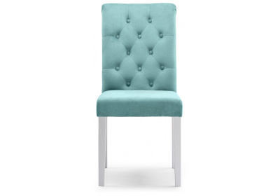Стул деревянный Amelia white / fabric tiffany фото Стул деревянный Amelia white / fabric tiffany. Фото №2