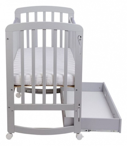 Ящик для кровати Polini kids Simple 304, серый. Фото №8