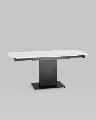 Стол обеденный Хлоя раскладной 120-180*90 керамика светлая фото Стол обеденный Хлоя раскладной 120-180*90 керамика светлая. Фото №5